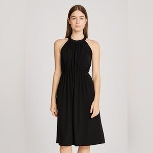 Anthropologie t.la Black Ribbed Midi Tank Dress - Size M
